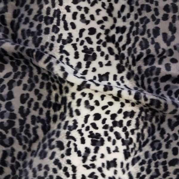 Denholme Velvets Faux Fur Cheetah 20162 9007P GREY