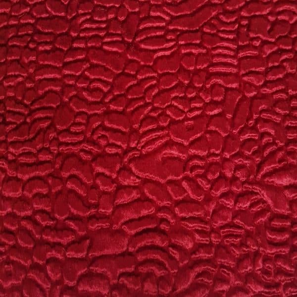Denholme Velvets Faux Fur Persian Lamb-Astrakan 20012 9359P Boudoir Red