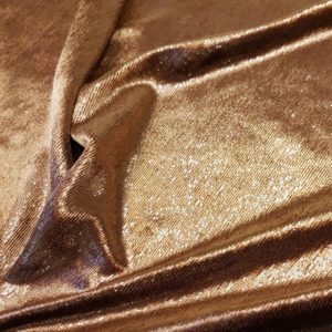 Denholme Velvets Polyester Metallic Shine Velvet 20241 9355P Bronze